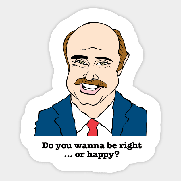 Daytime talk show host Sticker by cartoonistguy